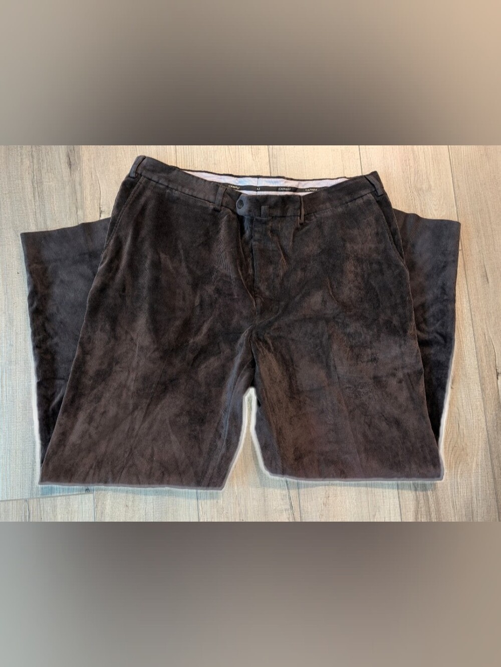 Men's Canali Chocolate Corduroy Pants